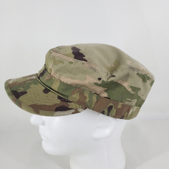 USGI Army Patrol Cap Military ACU OCP Multicam Large 7 7/8 Bernard Cap Company - Picture 2 of 13